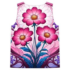 Fantasy Pink Flowers Stained Glass Sleeveless Cozy Lounge Set  from ArtsNow.com Back