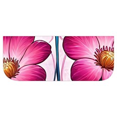 Fantasy Pink Flowers Stained Glass Men s Side Zip Front Pouch Ski And Snowboard Bib Pants	 from ArtsNow.com Right Pocket Cover