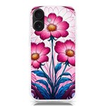 Fantasy Pink Flowers Stained Glass iPhone 16 TPU UV Print Case