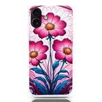 Fantasy Pink Flowers Stained Glass iPhone 16 Plus TPU UV Print Case