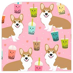 Corgi Bubble Boba Tea Pink Pattern Toiletries Pouch from ArtsNow.com Cover