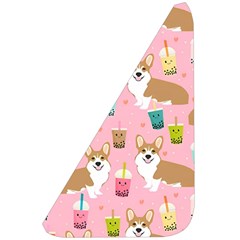 Corgi Bubble Boba Tea Pink Pattern Belt Pouch Bag (Small) from ArtsNow.com Front Left