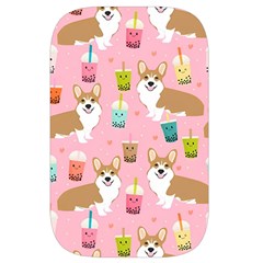 Corgi Bubble Boba Tea Pink Pattern Waist Pouch (Large) from ArtsNow.com Front