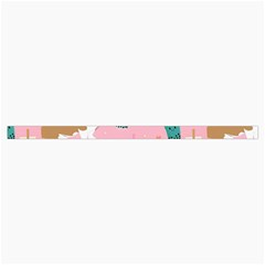 Corgi Bubble Boba Tea Pink Pattern Roll Up Canvas Pencil Holder (S) from ArtsNow.com Strap