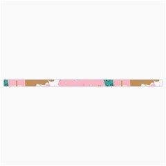 Corgi Bubble Boba Tea Pink Pattern Roll Up Canvas Pencil Holder (L) from ArtsNow.com Strap