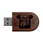 The Fear Has Arrived 20250211 181959 0001 The Fear Has Arrived 20250211 181959 0000 Wood Oval USB Flash Drive