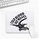 Lizard graphic illustration with sarcastic phase Small Mousepad