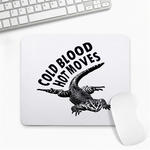 Lizard graphic illustration with sarcastic phase Large Mousepad from ArtsNow.com Front