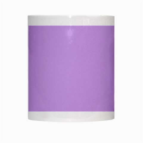 Luscious Lavender Hex #cca3e7 White Mug from ArtsNow.com Center