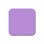 Luscious Lavender Hex #cca3e7 Rubber Coaster (Square)