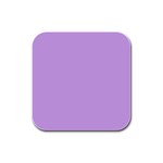 Luscious Lavender Hex #cca3e7 Rubber Square Coaster (4 pack)