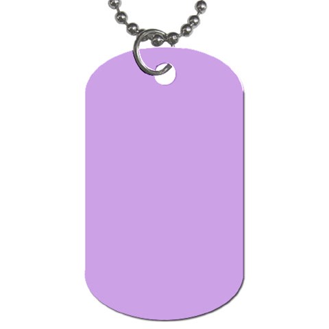 Luscious Lavender Hex #cca3e7 Dog Tag (One Side) from ArtsNow.com Front