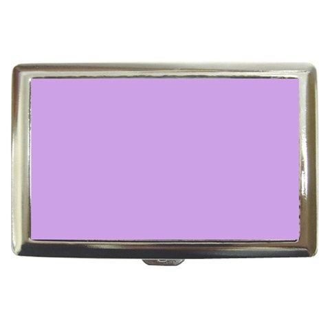 Luscious Lavender Hex #cca3e7 Cigarette Money Case from ArtsNow.com Front