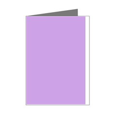 Luscious Lavender Hex #cca3e7 Mini Greeting Card from ArtsNow.com Left