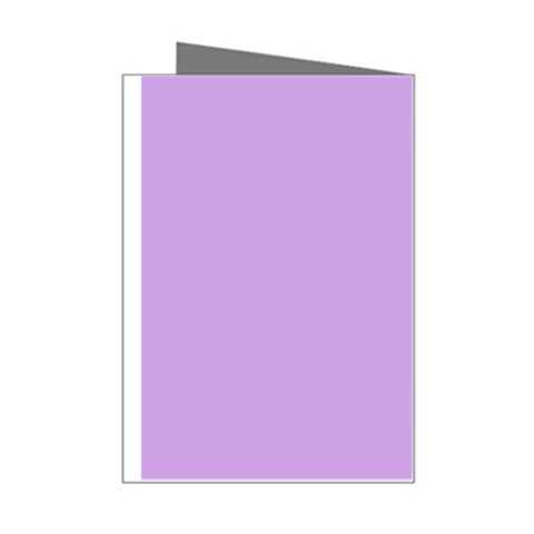 Luscious Lavender Hex #cca3e7 Mini Greeting Card from ArtsNow.com Right