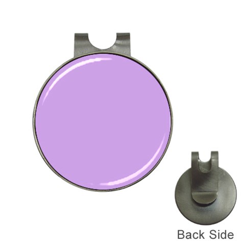 Luscious Lavender Hex #cca3e7 Hat Clips with Golf Markers from ArtsNow.com Front