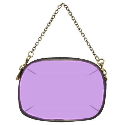 Luscious Lavender Hex #cca3e7 Chain Purse (Two Sides) from ArtsNow.com Back