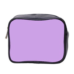 Luscious Lavender Hex #cca3e7 Mini Toiletries Bag (Two Sides) from ArtsNow.com Front