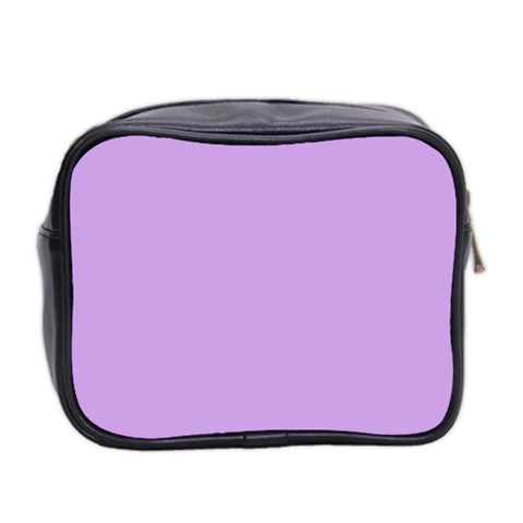 Luscious Lavender Hex #cca3e7 Mini Toiletries Bag (Two Sides) from ArtsNow.com Back