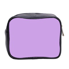 Luscious Lavender Hex #cca3e7 Mini Toiletries Bag (Two Sides) from ArtsNow.com Back