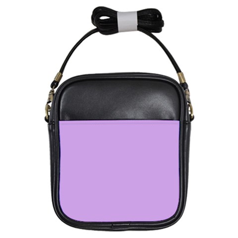 Luscious Lavender Hex #cca3e7 Girls Sling Bag from ArtsNow.com Front