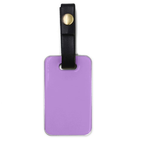 Luscious Lavender Hex #cca3e7 Luggage Tag (one side) from ArtsNow.com Front