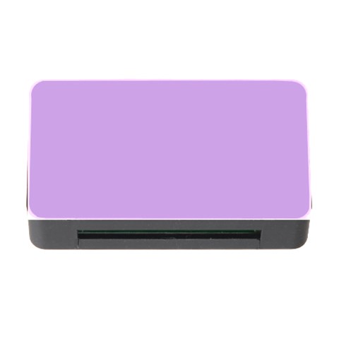 Luscious Lavender Hex #cca3e7 Memory Card Reader with CF from ArtsNow.com Front