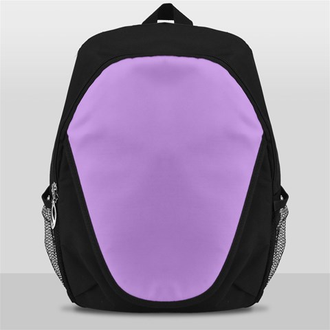 Luscious Lavender Hex #cca3e7 Backpack Bag from ArtsNow.com Front