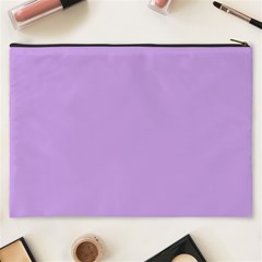 Luscious Lavender Hex #cca3e7 Cosmetic Bag (XXXL) from ArtsNow.com Back