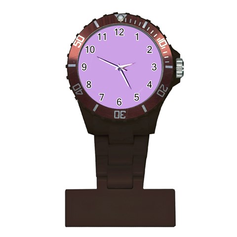 Luscious Lavender Hex #cca3e7 Plastic Nurses Watch from ArtsNow.com Front