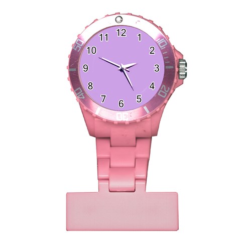 Luscious Lavender Hex #cca3e7 Plastic Nurses Watch from ArtsNow.com Front