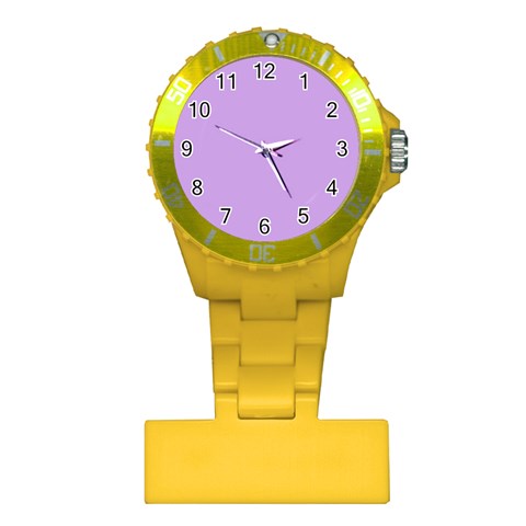 Luscious Lavender Hex #cca3e7 Plastic Nurses Watch from ArtsNow.com Front