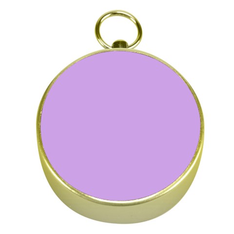 Luscious Lavender Hex #cca3e7 Gold Compasses from ArtsNow.com Front