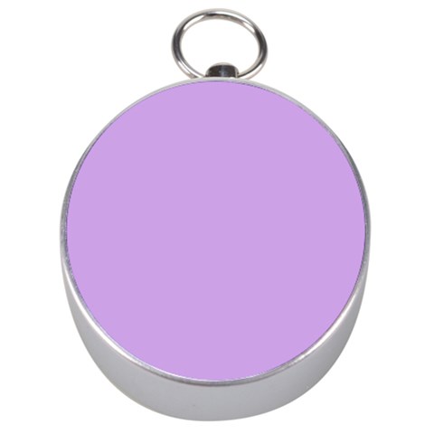 Luscious Lavender Hex #cca3e7 Silver Compasses from ArtsNow.com Front