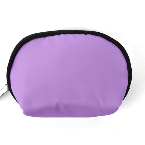 Luscious Lavender Hex #cca3e7 Accessory Pouch (Medium) from ArtsNow.com Back