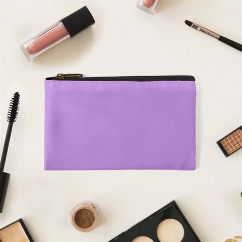 Luscious Lavender Hex #cca3e7 Cosmetic Bag (XS) from ArtsNow.com Front