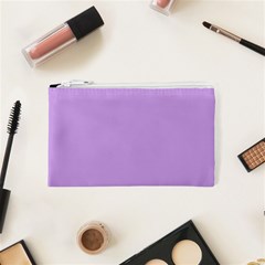 Luscious Lavender Hex #cca3e7 Cosmetic Bag (XS) from ArtsNow.com Front