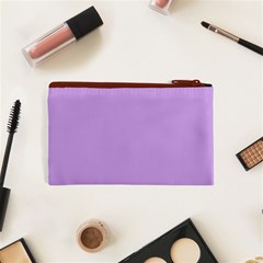 Luscious Lavender Hex #cca3e7 Cosmetic Bag (XS) from ArtsNow.com Back