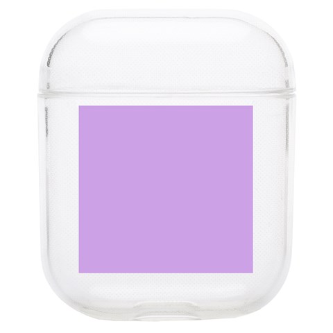 Luscious Lavender Hex #cca3e7 Soft TPU AirPods 1/2 Case from ArtsNow.com Front