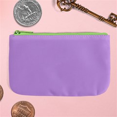 Luscious Lavender Hex #cca3e7 Large Coin Purse from ArtsNow.com Front