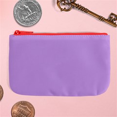 Luscious Lavender Hex #cca3e7 Large Coin Purse from ArtsNow.com Front