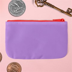 Luscious Lavender Hex #cca3e7 Large Coin Purse from ArtsNow.com Back