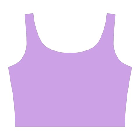 Luscious Lavender Hex #cca3e7 Midi Sleeveless Dress from ArtsNow.com Top Back