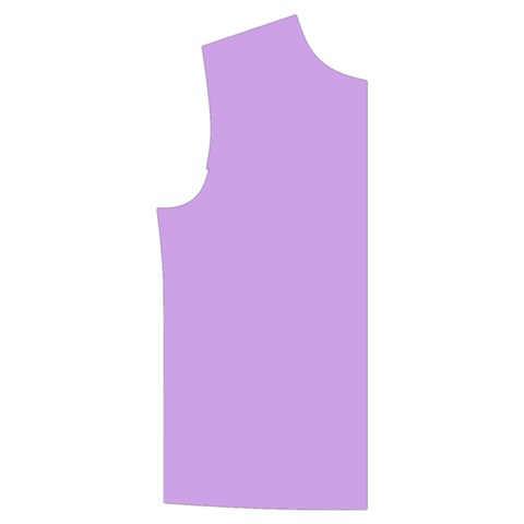 Luscious Lavender Hex #cca3e7 Men s High Neck Button Up Puffer Vest from ArtsNow.com Front Right