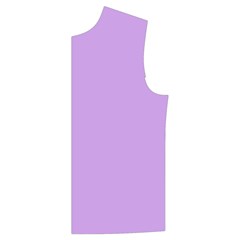 Luscious Lavender Hex #cca3e7 Men s High Neck Button Up Puffer Vest from ArtsNow.com Front Left