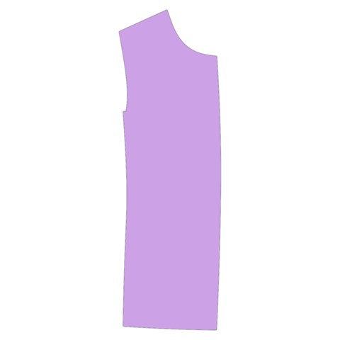 Luscious Lavender Hex #cca3e7 Kids  Stylish Hooded Puffer Vest from ArtsNow.com Front Right