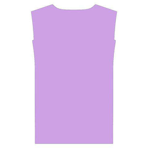 Luscious Lavender Hex #cca3e7 Kids  Stylish Hooded Puffer Vest from ArtsNow.com Back