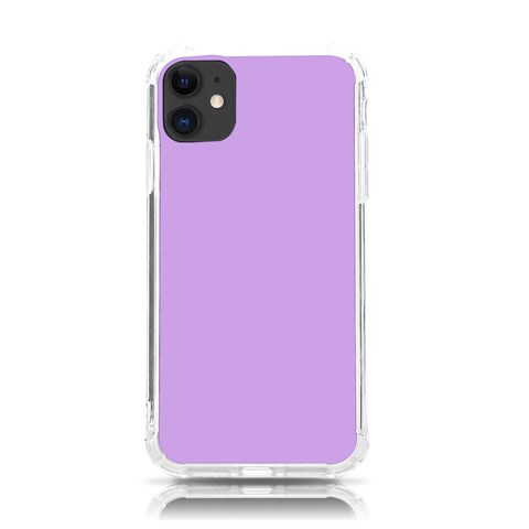 Luscious Lavender Hex #cca3e7 iPhone 11 TPU UV Print Case from ArtsNow.com Front