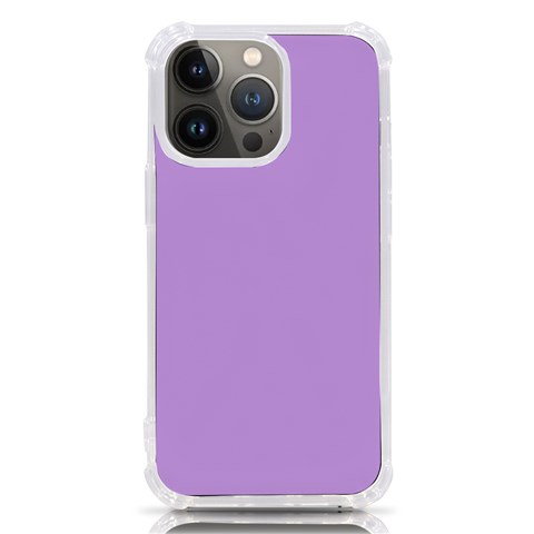 Luscious Lavender Hex #cca3e7 iPhone 13 Pro TPU UV Print Case from ArtsNow.com Front