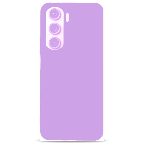 Luscious Lavender Hex #cca3e7 Samsung Galaxy S24 Plus 6.7 Inch Black TPU UV Case from ArtsNow.com Front